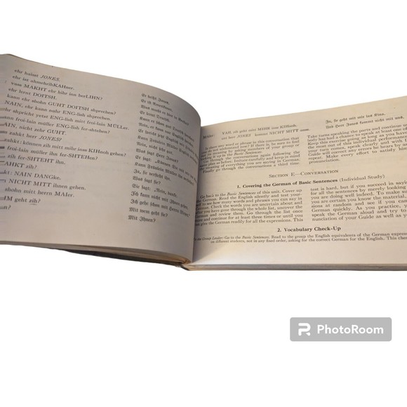Spoken German 1944 Holt Spoken Language Series Vintage Words Phrases Pronounce - Picture 5 of 5